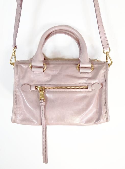 MIUMIU 2WAYハンドバッグ RN0691 MUGHETTO ピンク系 レザー レディース ウィメンズ ブランド 人気 ショルダーバッグ トートバッグ松前R56号店