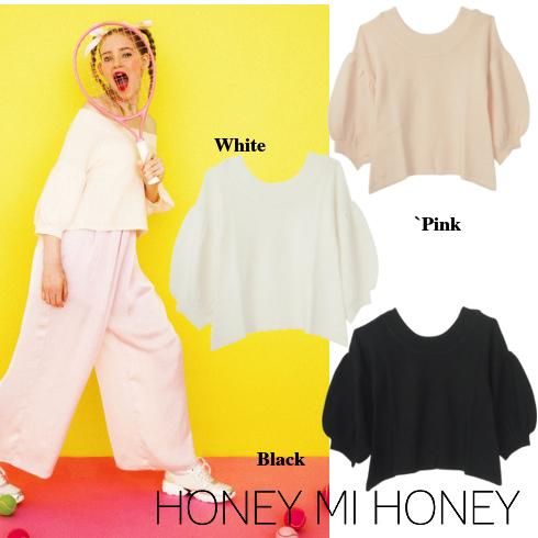 Honey mi Honey (ハニーミーハニー）オフショルダーニット 16春夏.【16S-AN-19】 ニットトップス sale 22gw -  通販セレクトショップ HeartySelect | TODAYFUL.SNIDEL.CELFORD.COCODEAL等正規取扱　大阪枚方くずは