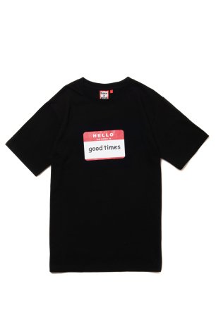 have a good time / HELLO GOOD TIME S/S TEE(BLACK)