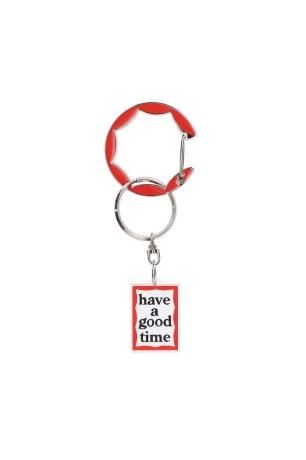 have a good time / FRAME CLEAR KEY CHAIN X CIRCLE FRAME CARABINER SET