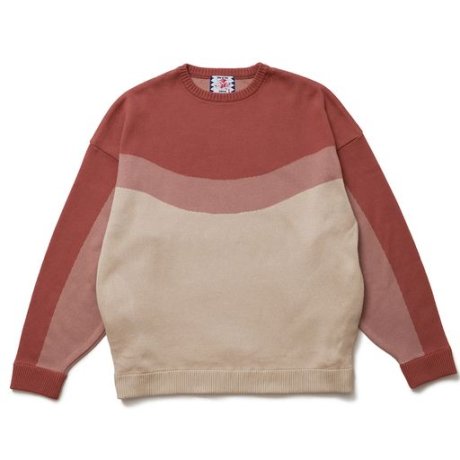 <img class='new_mark_img1' src='https://img.shop-pro.jp/img/new/icons20.gif' style='border:none;display:inline;margin:0px;padding:0px;width:auto;' />SON OF THE CHEESE / Border Knit Crew (BEIGE)