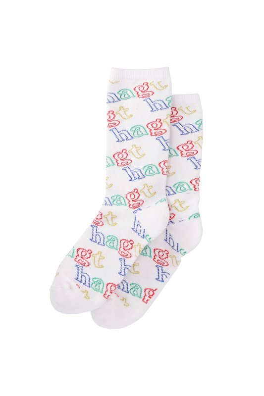 HAGT COLORFUL OUTLINE SOCKS | have a good time | SQUASH