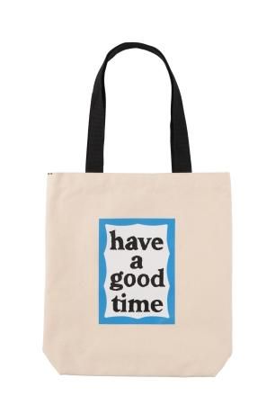 have a good time / BLUE FRAME x CHILLIN LOGO TOTE (BLUE)