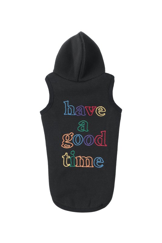 COLORFUL OUTLINE LOGO DOG HOODIE | have a good time | SQUASH