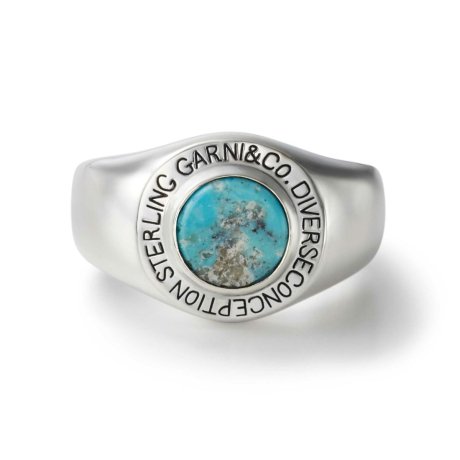 GARNI / Round Stone Ring - L 