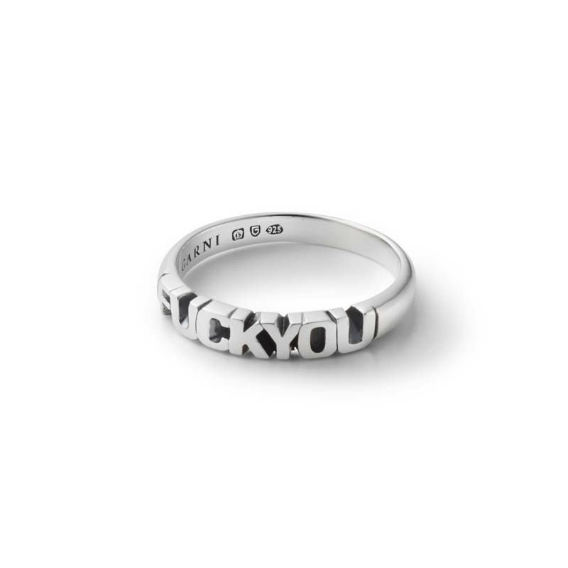 「BlackWeirdos × GARNI」FUCKYOU Ring | GARNI | SQUASH