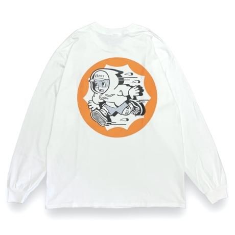 NALU / TOBIDASE LS Ts  [WHT X ORANGE]
