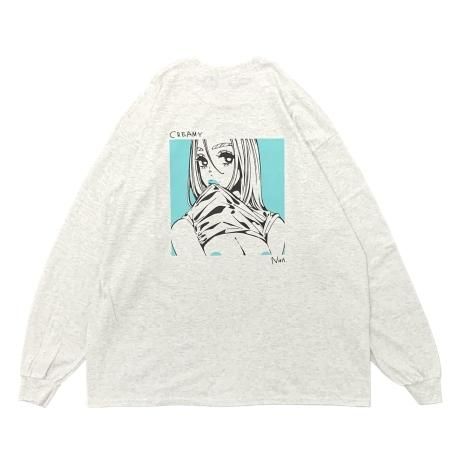 Nah LS T-shirts   [CREAMY]