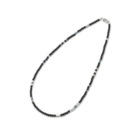 GARNI / - ENSEMBLE -
Mix Beads Necklace (BLACK)