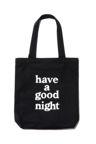 have a good time / good night TOTE (BLACK)