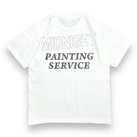 MIDNGHT PAINTING SERVICE / LOGO Ts [WHITE]