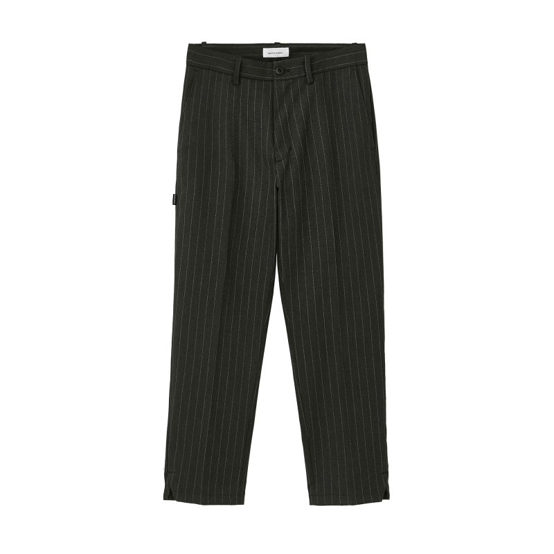 YAKUZA PIN-STRIPES CROPPED TROUSERS | MAGIC STICK | SQUASH