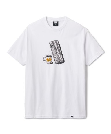 FTC / PAPER TEE - Artwork by Morning Breath (WHITE)