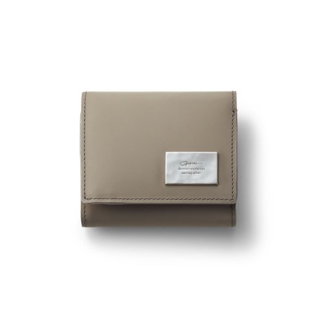 GARNI / Rubber Mini Three Fold Wallet (GRAY)