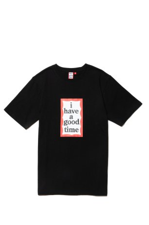 have a good time / i have a good time S/S TEE (BLACK)
