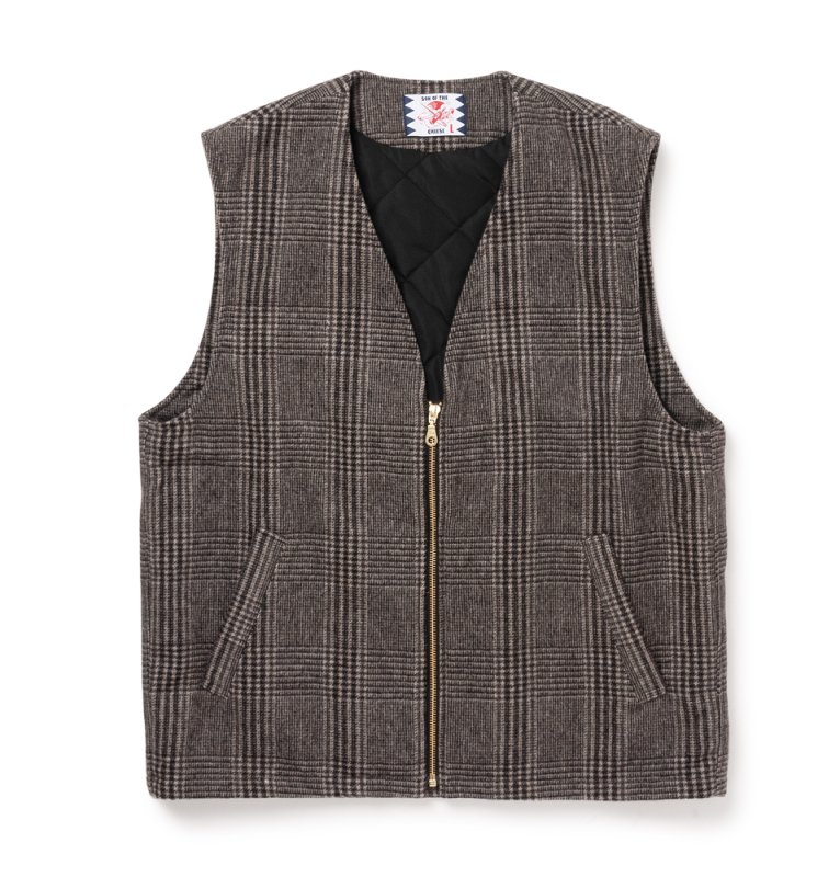 好評 【希少】RRL SHADOW CHECK WOOL VEST ベスト オンブレ | wolrec.org