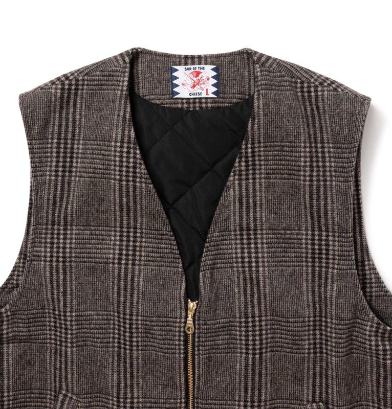 Check Wool Vest | SON OF THE CHEESE | SQUASH