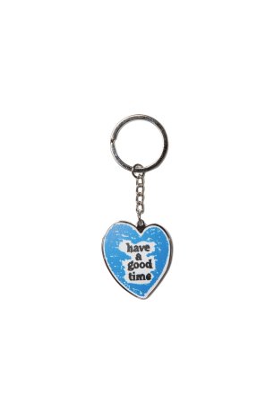 have a good time / BLUE HEART LOGO KEYCHAIN