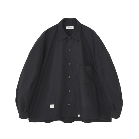MAGIC STICK / Superior Box Shirt (BLACK POPLIN)