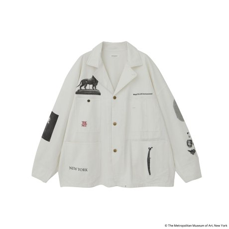 MAGIC STICK / THE MET ARTIST COVERALL (NATURAL + PRINT)