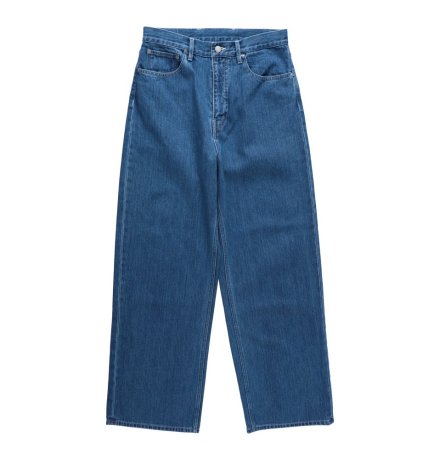 SON OF THE CHEESE / Wide Denim 5 Pocket Pant (BLUE)