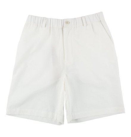 SON OF THE CHEESE / Seersucker Short pants (WHITE)