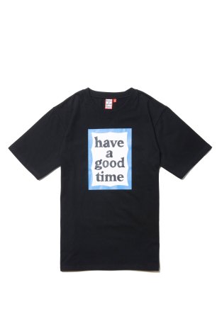 have a good time / BLUE FRAME S/S TEE (BLACK)