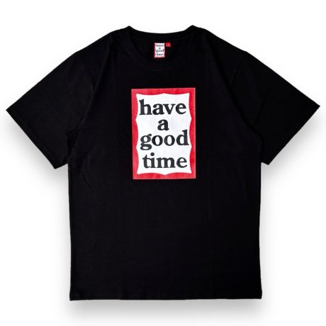 have a good time / FRAME S/S TEE (BLACK)
