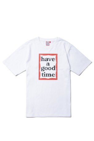 have a good time / FRAME S/S TEE (WHITE)