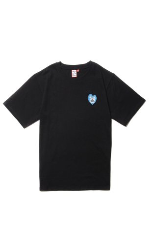 have a good time / BLUE HEART LOGO S/S TEE (BLACK)