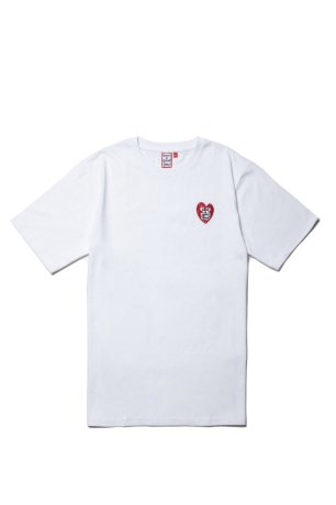 have a good time / HEART LOGO S/S TEE (WHITE)