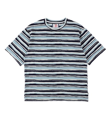 SON OF THE CHEESE / Border TEE (NAVY