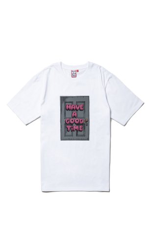 have a good time / OPEN THE DOOR S/S TEE (WHITE)