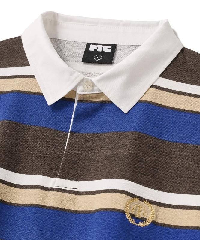 【2025年】もらって嬉しいお歳暮 人気ランキング PRINTED STRIPE RUGBY SHIRT | FTC | SQUASH ウェア