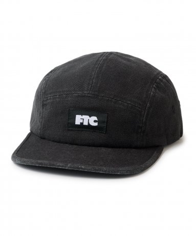 FTC / WASHED CANVAS CAMP CAP (BLACK)