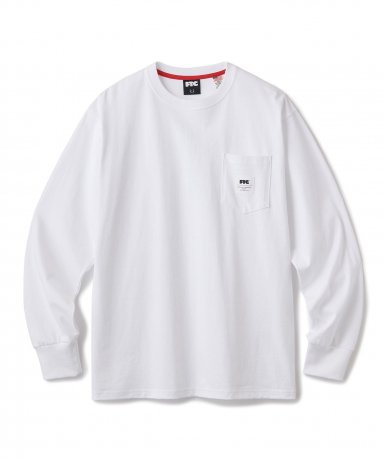 FTC / POCKET L/S TEE (WHITE)