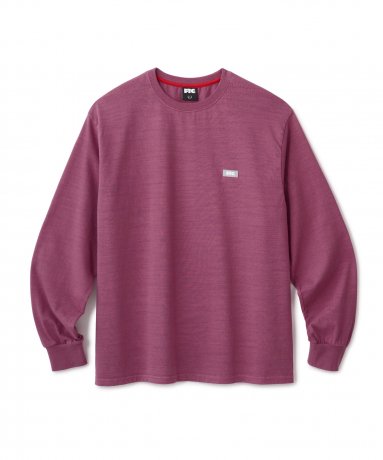 FTC / PIGMENT DYED SMALL LOGO L/S TOP (PURPLE)