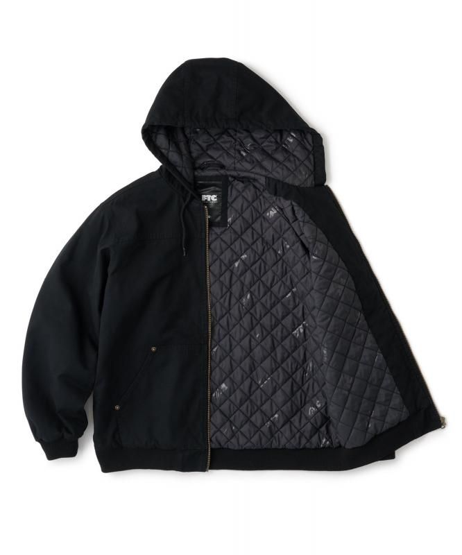 WASHED CANVAS HOODED JACKET | FTC | SQUASH