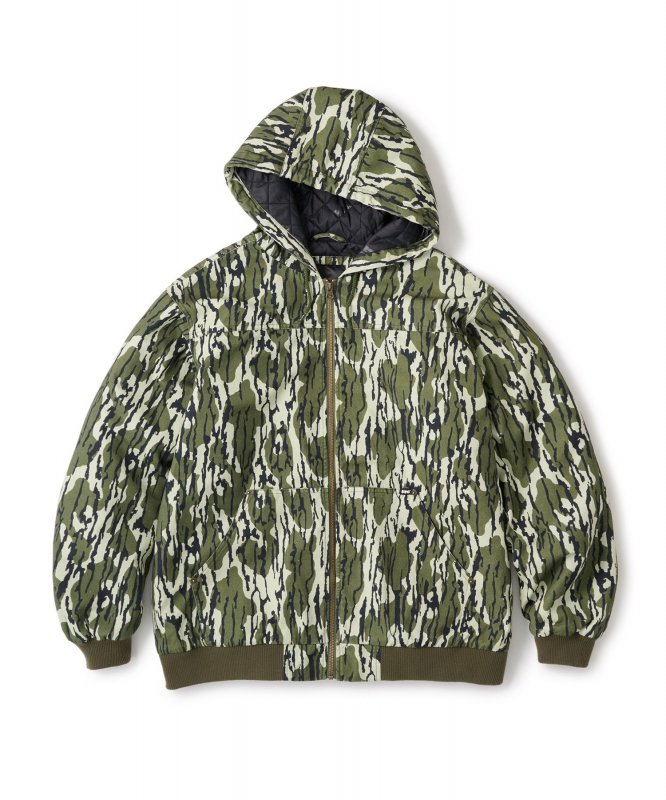 WASHED CANVAS HOODED JACKET | FTC | SQUASH