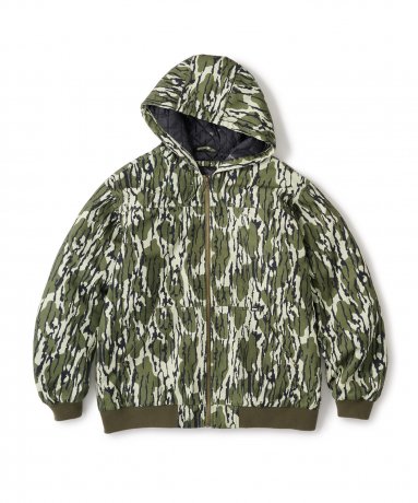 FTC / WASHED CANVAS HOODED JACKET (CAMO)