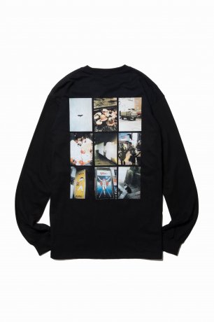 have a good time / MULTI PHOTO L/S TEE (BLACK)