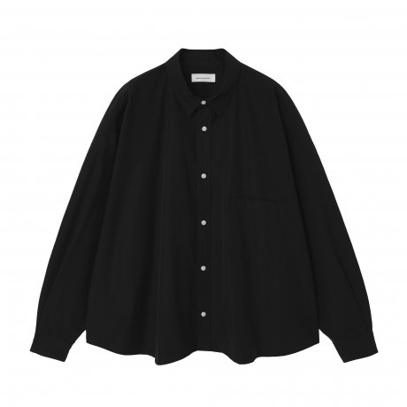 MAGIC STICK / 2 Face Dress Shirt (SOLID BLACK)