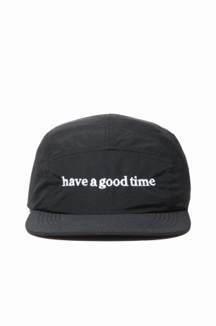 have a good time / SIDE LOGO NYLON CAP (BLACK)