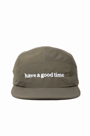 have a good time / SIDE LOGO NYLON CAP (OLIVE)