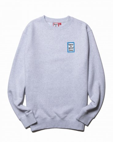 have a good time / MINI BLUE FRAME CREWNECK FL (ASH GRAY)