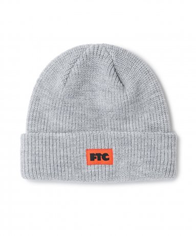 FTC / BOX LOGO BEANIE (GRAY)