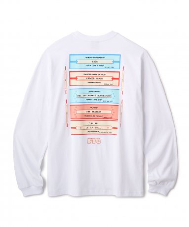 FTC / JUKE BOX L/S TEE (WHITE)