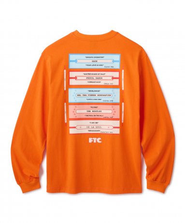 FTC / JUKE BOX L/S TEE (ORANGE)