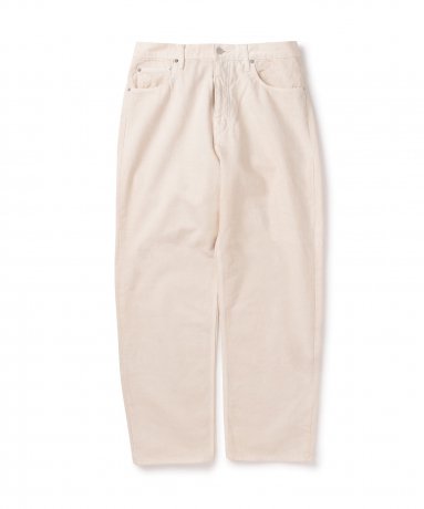 SON OF THE CHEESE / WHITE DENIM 5 POCKET PANTS (WHITE)