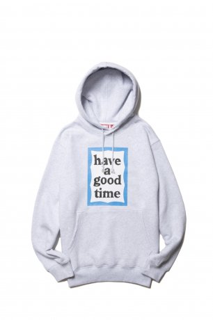 have a good time / BLUE FRAME PULLOVER HOODIE FL (ASH GRAY)